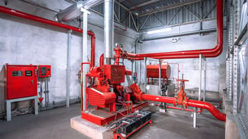 red water pipe system