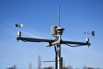 Anemometer With Weather station