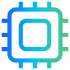 Microchip Icon Gradient